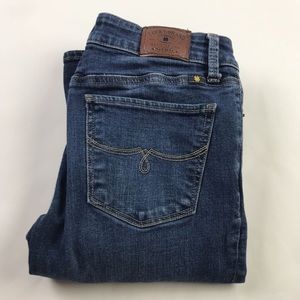 Lucky Brand Womens Lolita Boot Cut Jeans Blue 4